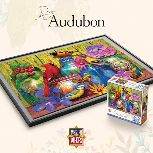 MasterPieces 300-Piece EZ Grip Jigsaw Puzzle – Feathered Reflections, 18x24 Inches