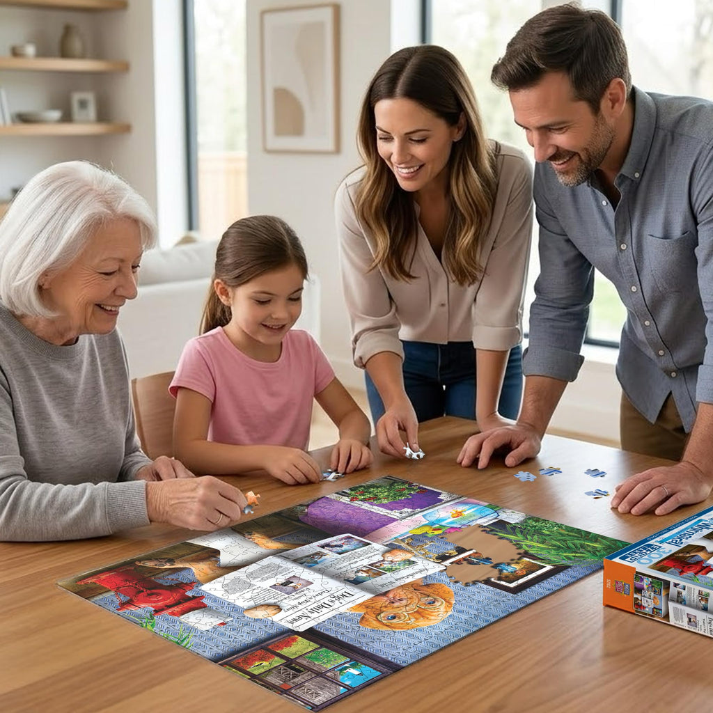MasterPieces 300-Piece EZ Grip Jigsaw Puzzle – The Library – 18x24 Inches for Adults and Families