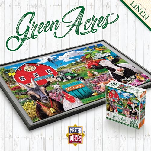 MasterPieces 300 Piece Jigsaw Puzzle – Large EZ Grip Shapes – Welcoming Committee Design – 18x24 Inches – Matte Finish