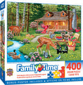 MasterPieces 400-Piece Creekside Gathering Jigsaw Puzzle – 18x24 Matte Finish Random Cut
