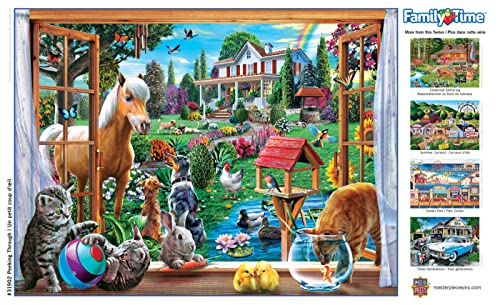 MasterPieces 400 Piece Jigsaw Puzzle – 18x24 Inches, Matte Finish, Random Cut, Eco-Friendly Materials