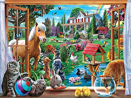 MasterPieces 400 Piece Jigsaw Puzzle – 18x24 Inches, Matte Finish, Random Cut, Eco-Friendly Materials