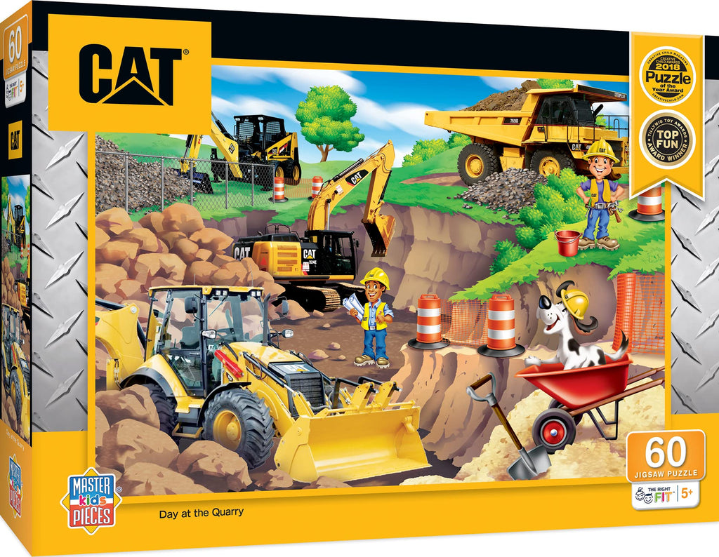 MasterPieces 60-Piece CAT Quarry Jigsaw Puzzle for Kids Ages 5+