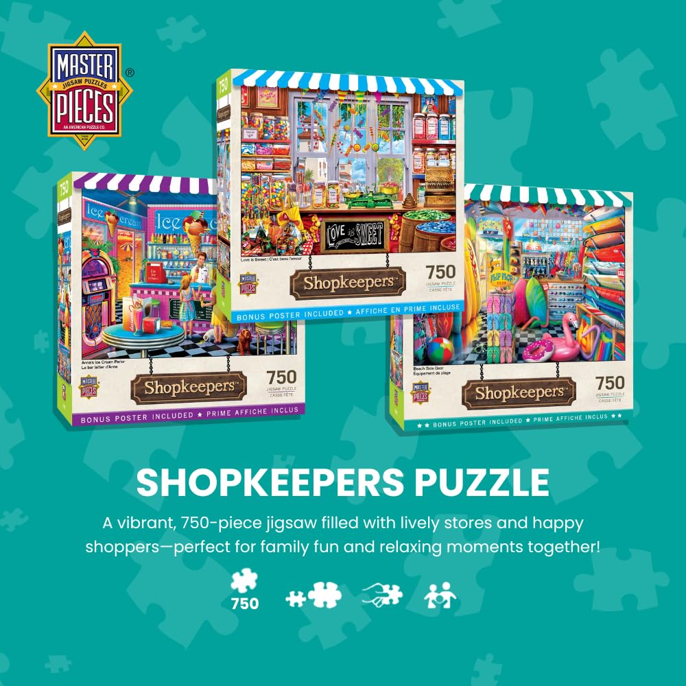 Masterpieces 750-Piece Jigsaw Puzzle - Henry's General Store - 18x24 Inch