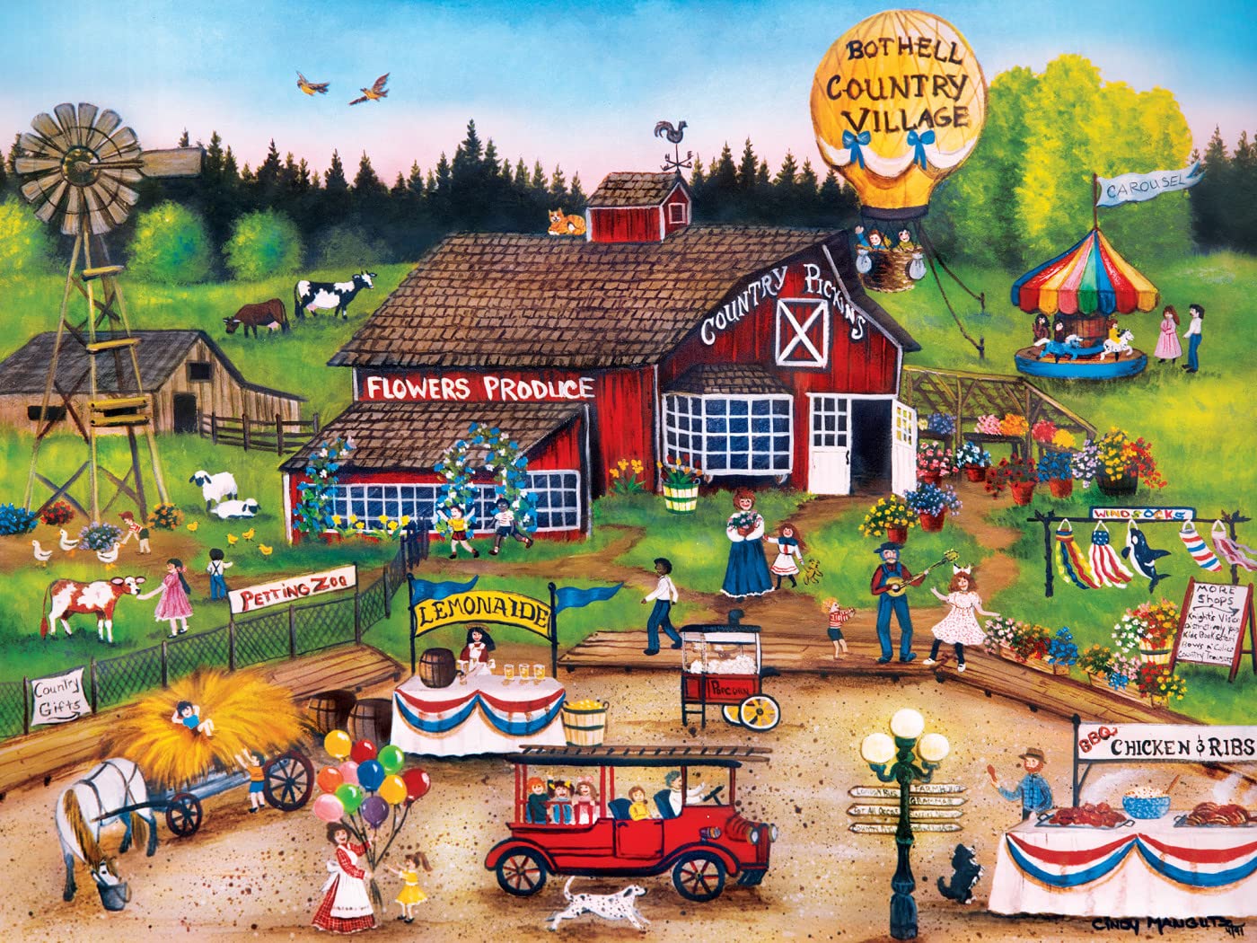 MasterPieces 750-Piece Jigsaw Puzzle: Country Pickens – 18x24 Inch, Matte Finish, Eco-Friendly