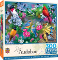 MasterPieces Audubon Songbird Collage 300-Piece EZGrip Puzzle – Matte Finish, Recycled Materials