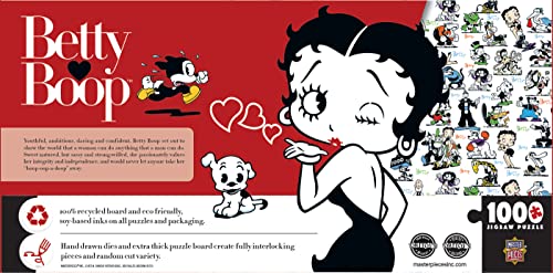 MasterPieces Betty Boop Panoramic 1000 Piece Jigsaw Puzzle – 13"x39" Matte Finish