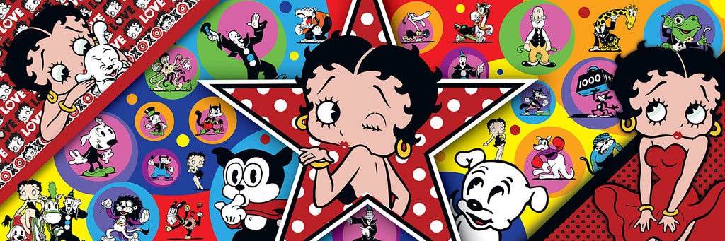 MasterPieces Betty Boop Panoramic 1000 Piece Jigsaw Puzzle – 13"x39" Matte Finish