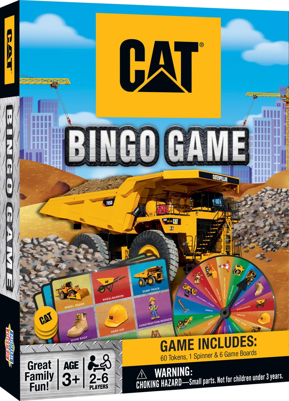 MasterPieces Caterpillar Bingo Game – Fun Family Board Game for Kids Ages 3+