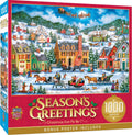 MasterPieces 'Christmas Eve Fly By' – 1000 Piece Jigsaw Puzzle with Matte Finish & Bonus Poster