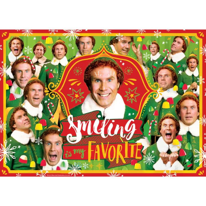 MasterPieces Elf 500pc Jigsaw Puzzle – Thick, Precision-Cut Pieces with Vibrant Artwork