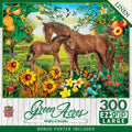 Masterpieces EZ Grip 300 Piece Jigsaw Puzzle - Neighs & Nuzzles - 18x24 Large Piece Puzzle