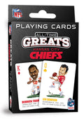 Masterpieces Kansas City Chiefs Official NFL Playing Cards – 52 Cards + 2 Jokers, Custom Team Art