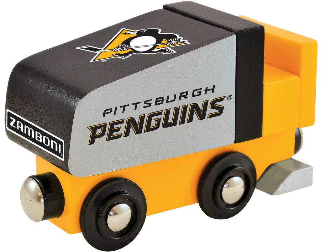 MasterPieces NHL Real Wood Toy Train Zamboni – Officially Licensed Wooden Train Car