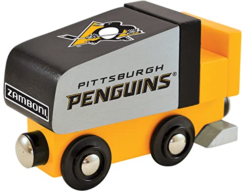 MasterPieces NHL Real Wood Toy Train Zamboni – Officially Licensed Wooden Train Car