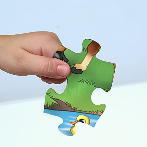 MasterPieces Rainbow World 60-Piece Glow-in-the-Dark Jigsaw Puzzle - 14x19 Inch - Screen-Free Activity for Kids