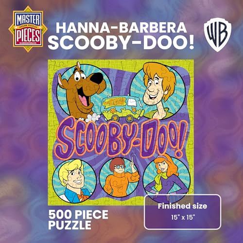 MasterPieces Scooby-Doo 500 Piece Jigsaw Puzzle – 15x15 Inch Officially Licensed Hanna-Barbera Puzzle