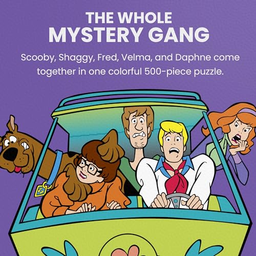 MasterPieces Scooby-Doo 500 Piece Jigsaw Puzzle – 15x15 Inch Officially Licensed Hanna-Barbera Puzzle