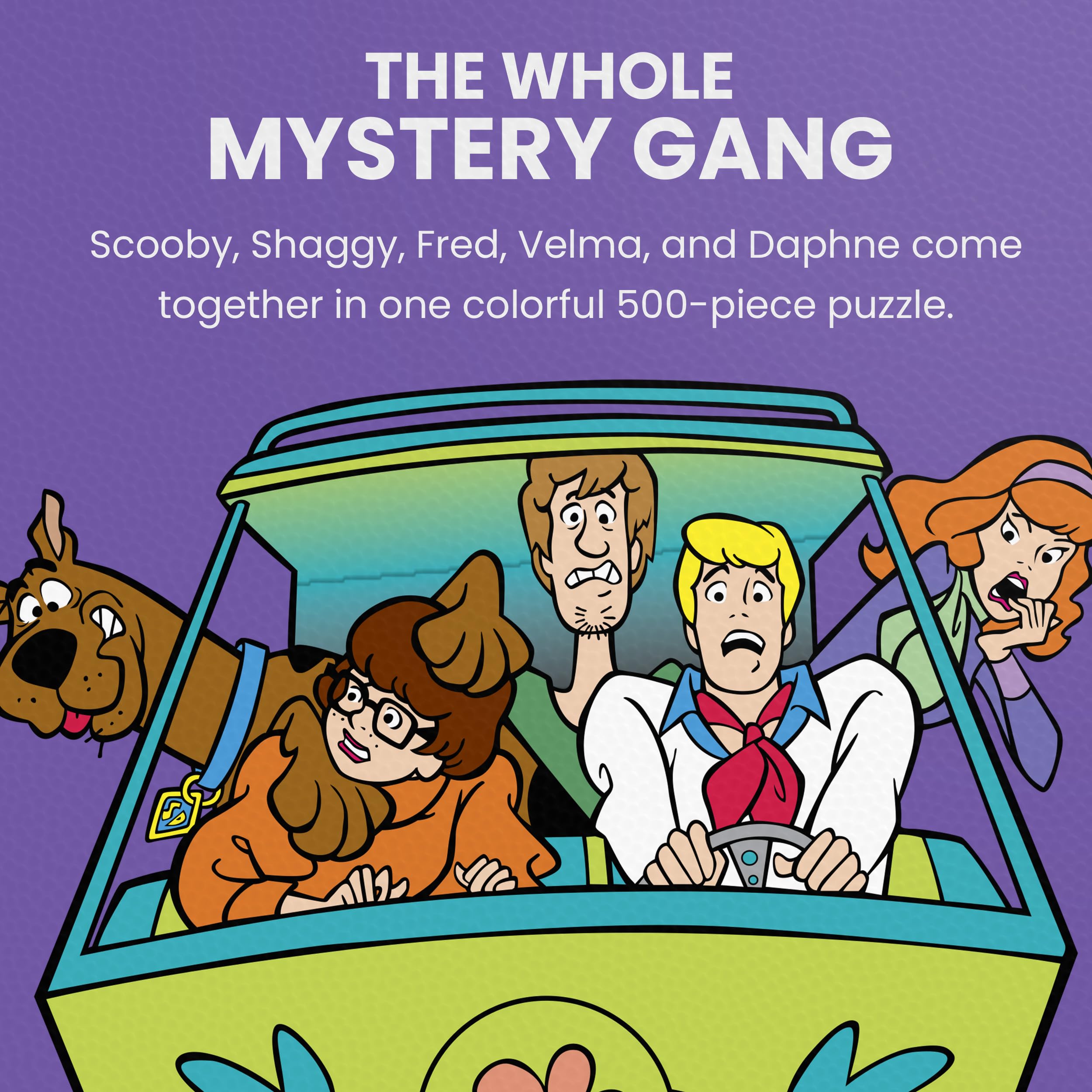 MasterPieces Scooby-Doo 500 Piece Jigsaw Puzzle – 15x15 Inch Officially Licensed Hanna-Barbera Puzzle