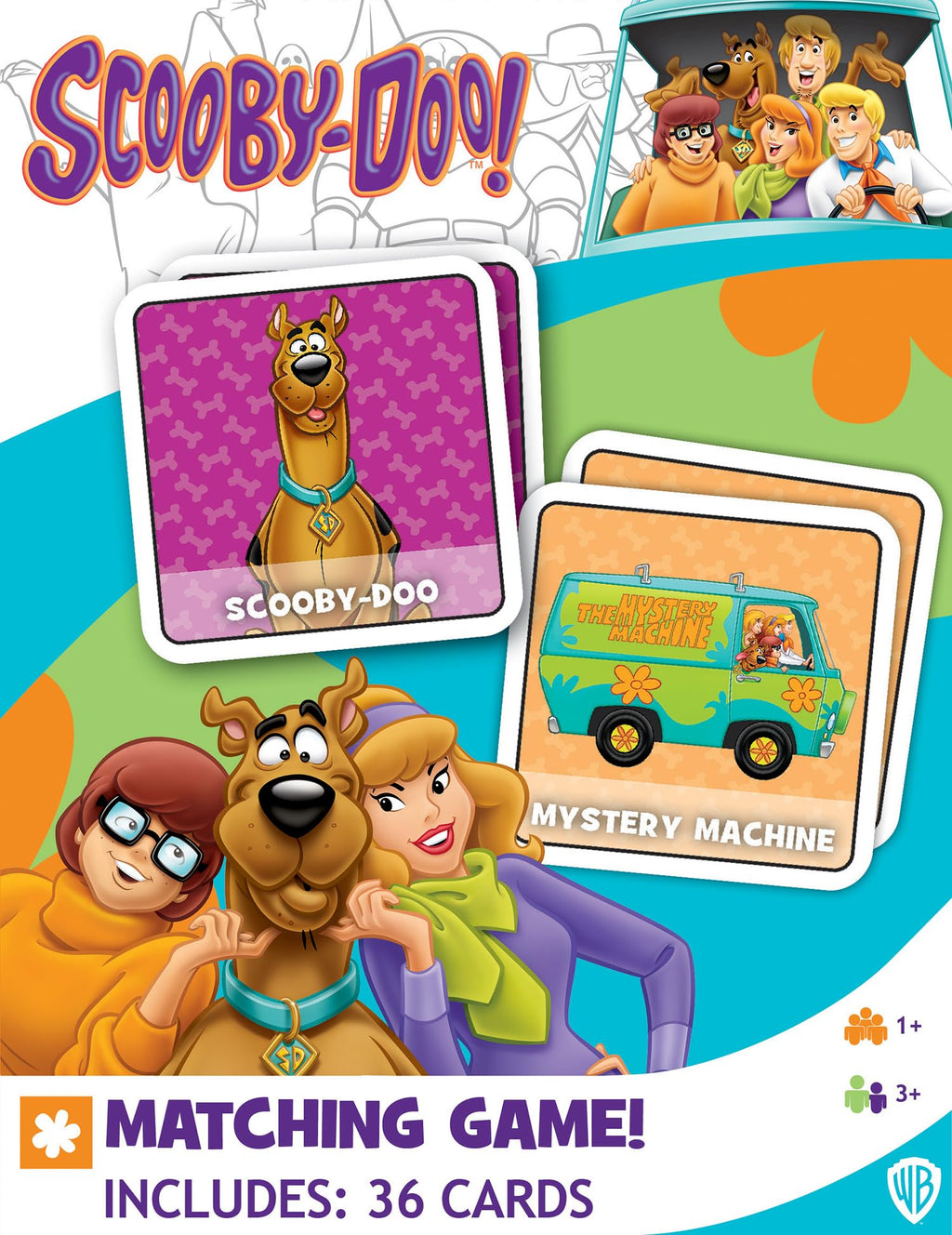 Masterpieces Scooby-Doo Picture Matching Card Game - Officially Licensed Memory Game for Kids Ages 3+