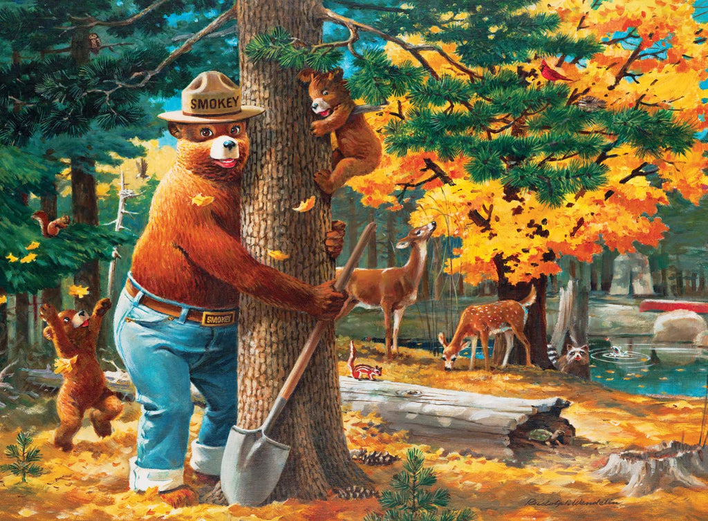 MasterPieces Smokey Bear 100-Piece Jigsaw Puzzle for Kids - 14x19 Inches