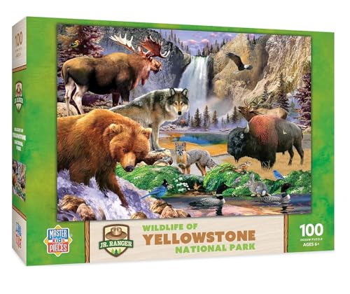MasterPieces Yellowstone 100-Piece Jigsaw Puzzle for Kids Ages 6+