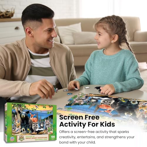 MasterPieces Yellowstone 100-Piece Jigsaw Puzzle for Kids Ages 6+