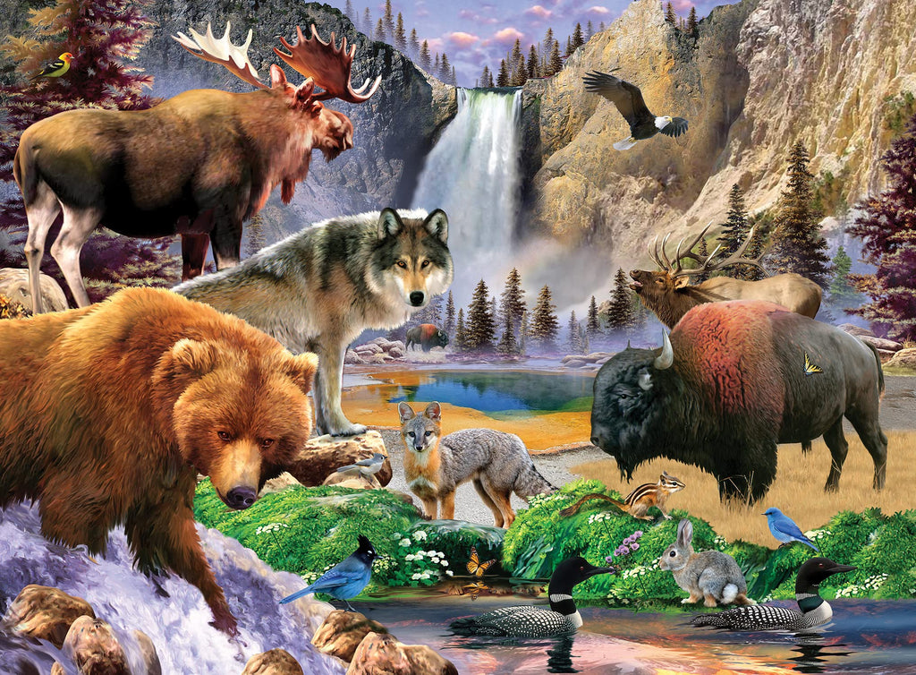 MasterPieces Yellowstone 100-Piece Jigsaw Puzzle for Kids Ages 6+