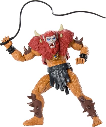 Masters of the Universe 2026 Movie Beast Man Action Figure – 5.5-Inch with 14 Joints and Whip