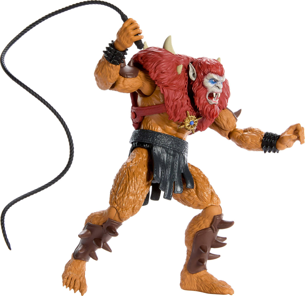 Masters of the Universe 2026 Movie Beast Man Action Figure – 5.5-Inch with 14 Joints and Whip