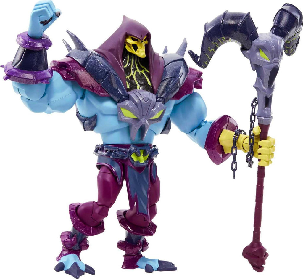 Masters of the Universe Masterverse Skeletor Action Figure - 7-Inch, 30 Articulation Points, with Havoc Staff and Swappable Hands
