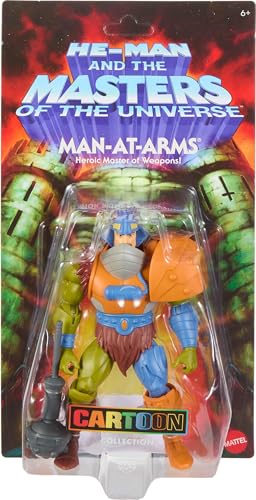 Masters of the Universe Origins Cartoon Collection Man-At-Arms 5.5-Inch Action Figure with Mace Accessory and Removable Armor