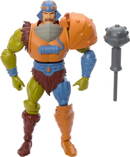 Masters of the Universe Origins Cartoon Collection Man-At-Arms 5.5-Inch Action Figure with Mace Accessory and Removable Armor