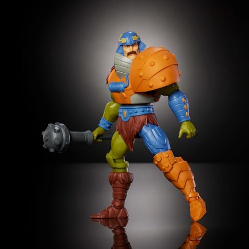 Masters of the Universe Origins Cartoon Collection Man-At-Arms 5.5-Inch Action Figure with Mace Accessory and Removable Armor