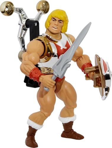 Masters of the Universe Origins Deluxe Action Figures – 5.5-Inch Battle Figures with 16 Points of Articulation, Accessories, and Mini Comic Book