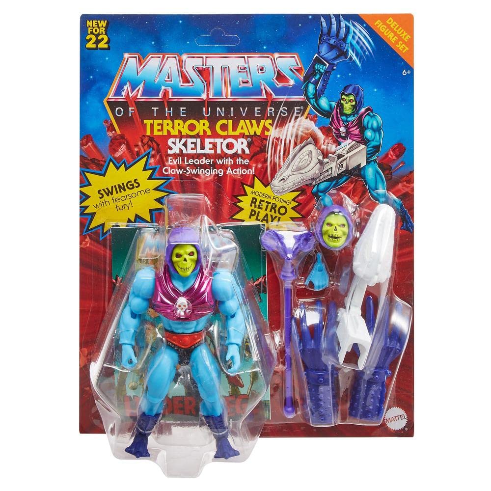 Masters of the Universe Origins Terror Claws Skeletor Action Figure - 5.5in Collectible