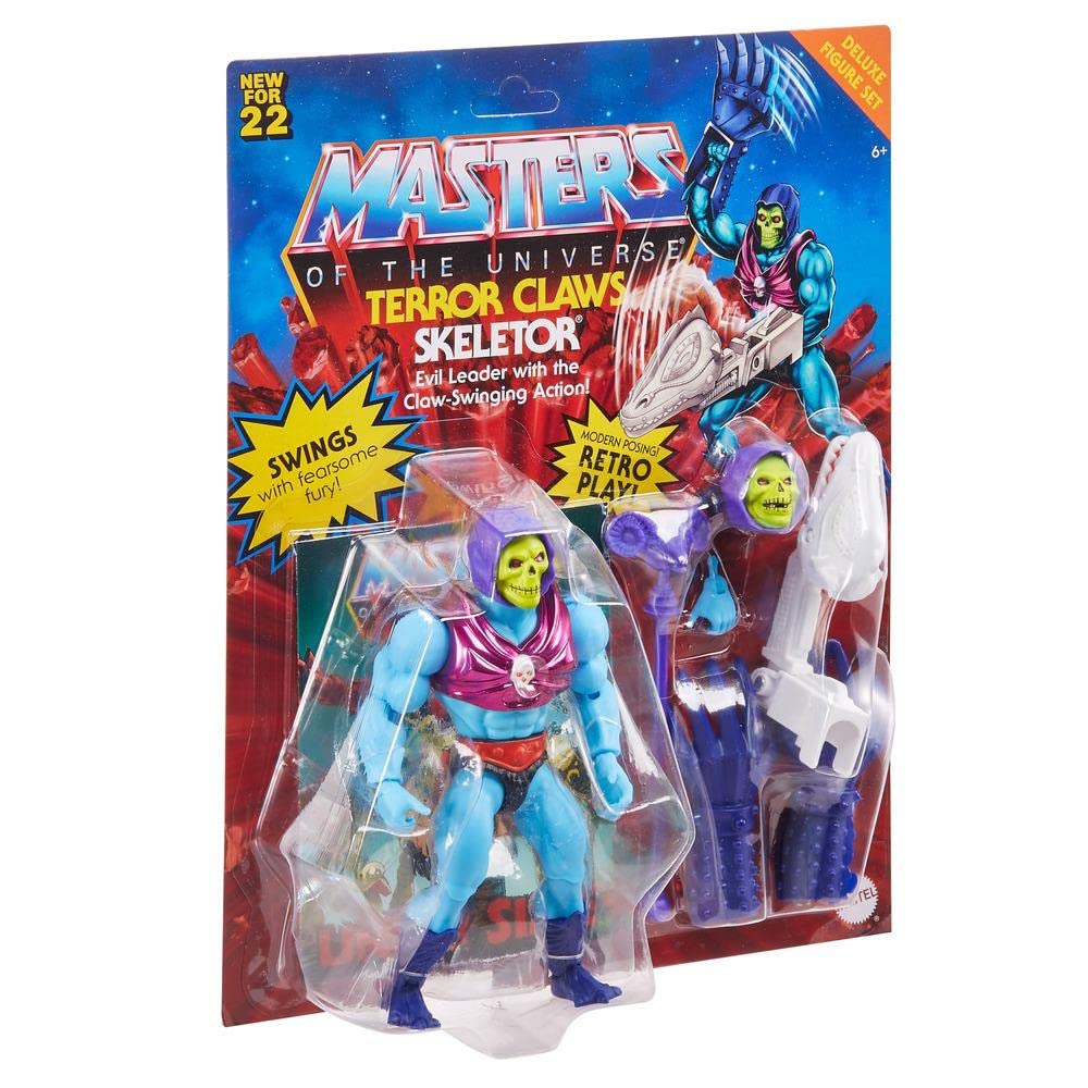 Masters of the Universe Origins Terror Claws Skeletor Action Figure - 5.5in Collectible