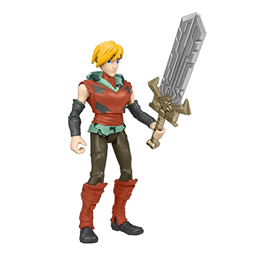 Masters of the Universe Prince Adam Action Figure - 5.5 Inch with Spring-Loaded Attack & Power Sword