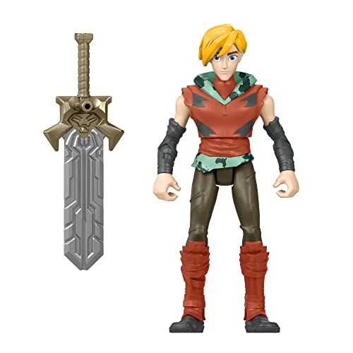 Masters of the Universe Prince Adam Action Figure - 5.5 Inch with Spring-Loaded Attack & Power Sword