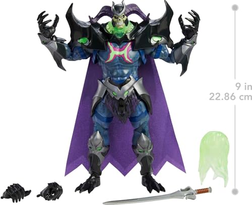 Masters of the Universe Revelation Skelegod 9-Inch Action Figure with 30 Joints and Accessories