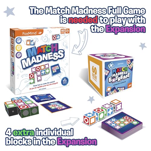 Match Madness Extreme Expansion - 60 New Cards & Sixth Cube Block
