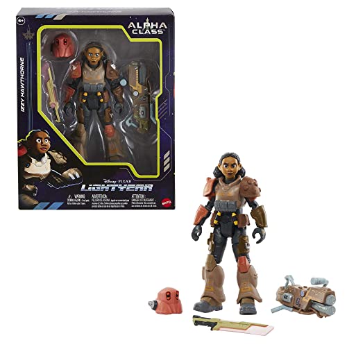 Mattel Disney Pixar Lightyear Izzy Hawthorne 7-Inch Action Figure with 24 Joints & Accessories