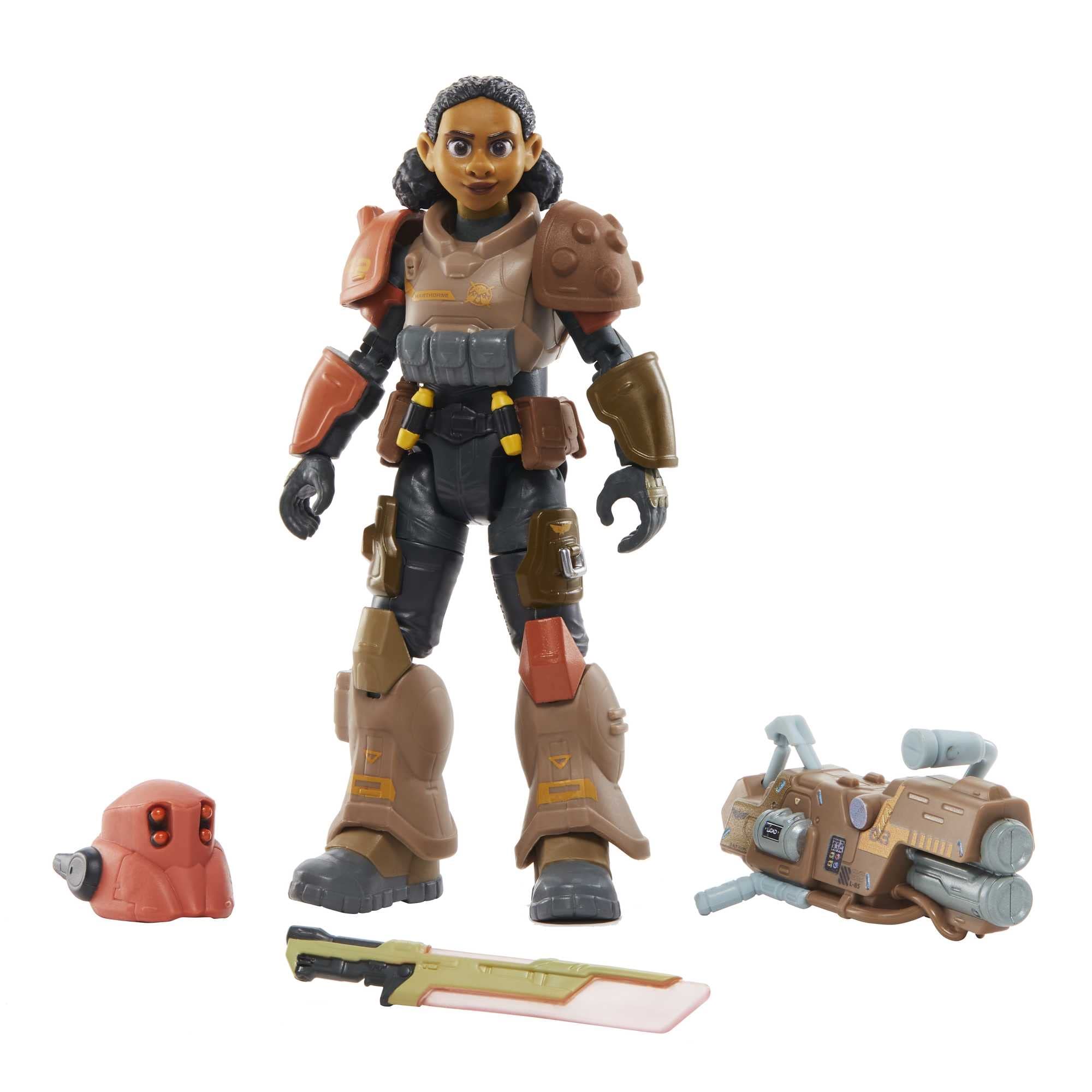 Mattel Disney Pixar Lightyear Izzy Hawthorne 7-Inch Action Figure with 24 Joints & Accessories