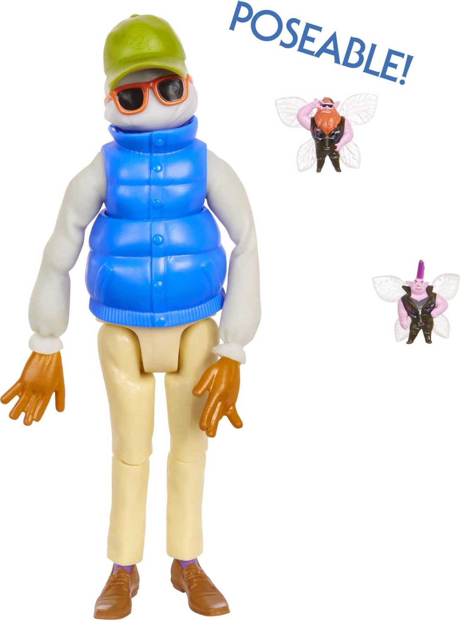 Mattel Disney Pixar Onward Wilden Lightfoot Dad Action Figure with 2 Sprites – Posable, Splits in Half, Ages 3+