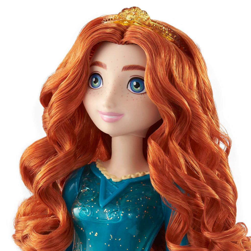 Mattel Disney Princess Merida Doll - Posable Fashion Doll with Sparkling Outfit and Long Hair, Inspired by Brave