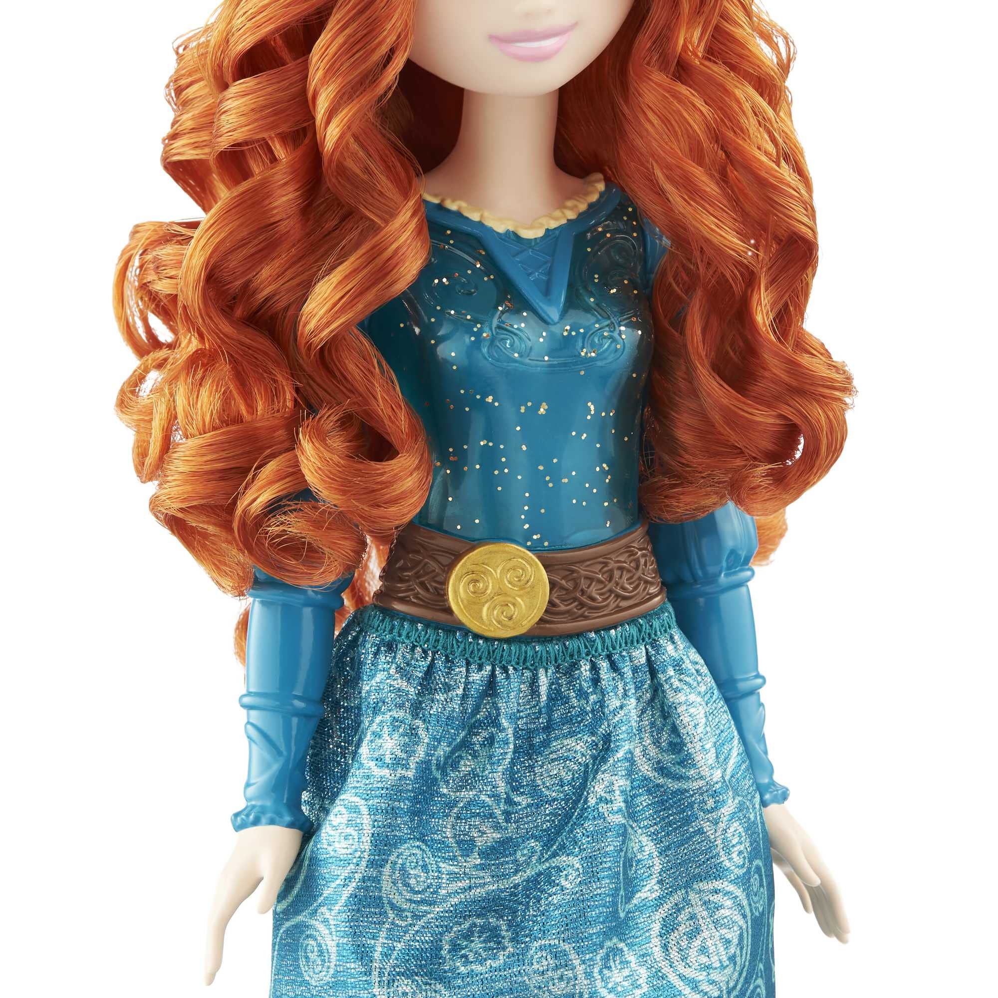 Mattel Disney Princess Merida Doll - Posable Fashion Doll with Sparkling Outfit and Long Hair, Inspired by Brave