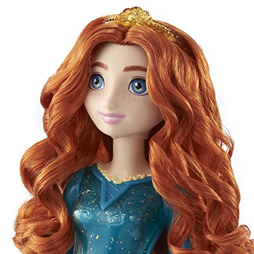 Mattel Disney Princess Merida Doll - Posable Fashion Doll with Sparkling Outfit and Long Hair, Inspired by Brave