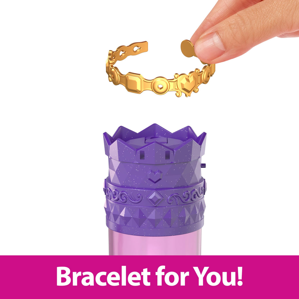 Mattel Disney Princess Royal Color Reveal Small Doll Surprise – 6 Surprises Including Bracelet & Ring