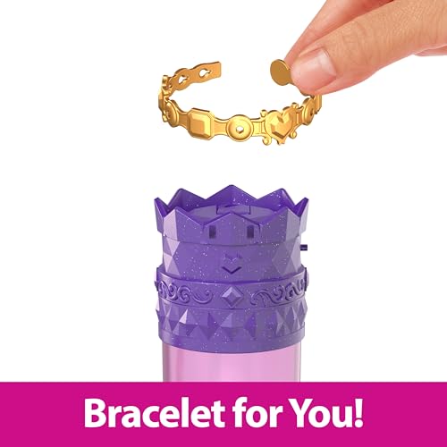 Mattel Disney Princess Royal Color Reveal Small Doll Surprise – 6 Surprises Including Bracelet & Ring