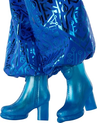Mattel Disney Zombies 4: Dawn of the Vampires Addison Wells Doll - 11 Bendable Joints, Removable Outfit & 6 Accessories